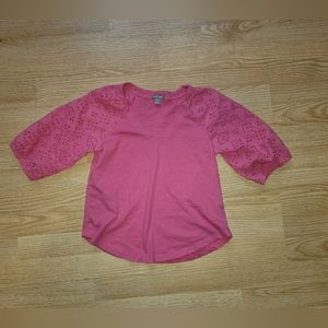 Falls Creek Puff Sleeve Summer Blouse - Size Small